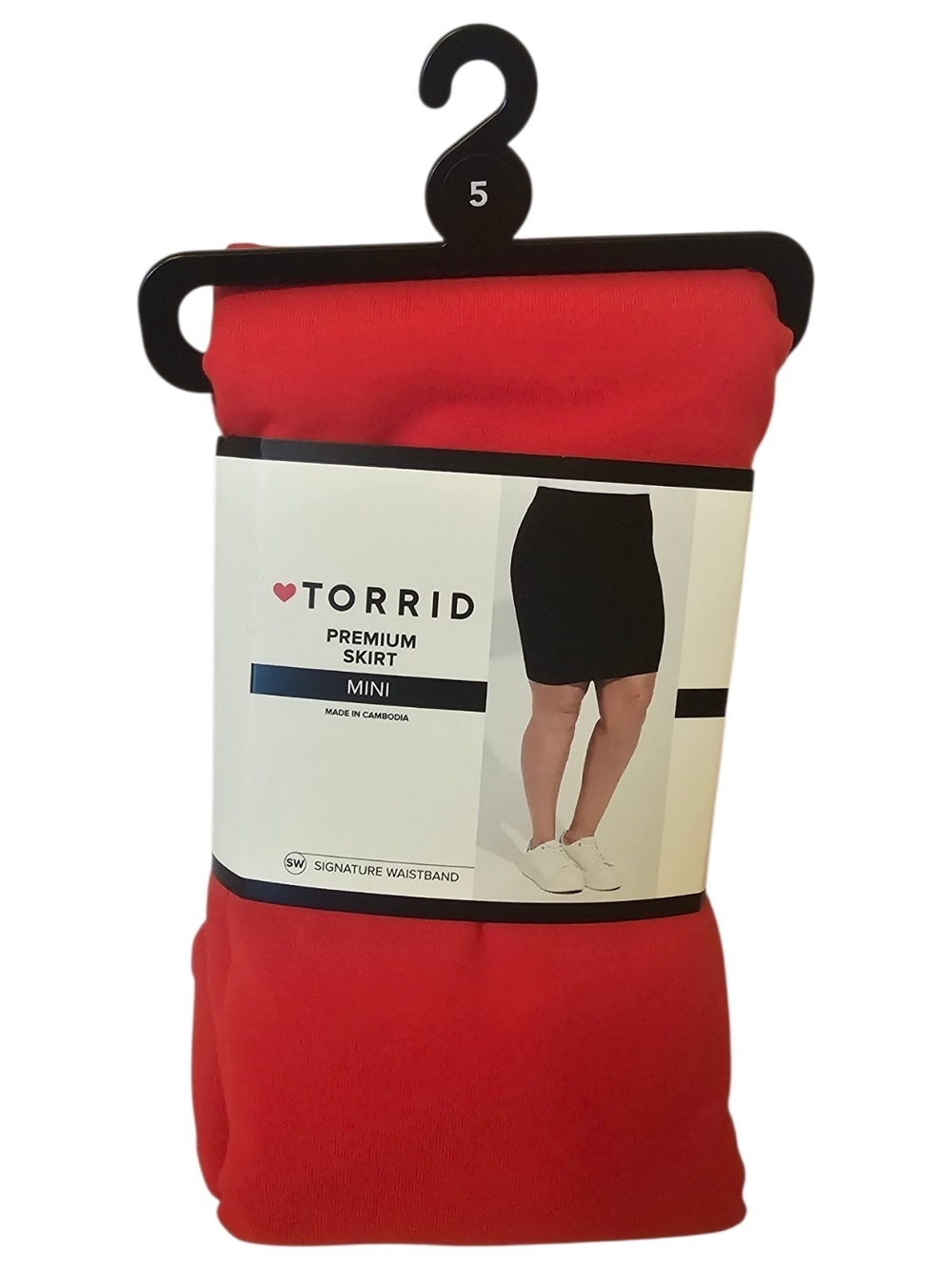 Red Torrid Women's Premium Signature Waist Mini Skirt